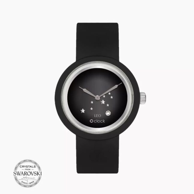 Orologio O clock con segno zodiacale Leone Orologio O clock con segno zodiacale Leone