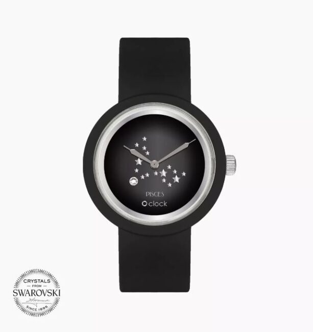 Orologio O clock con segno zodiacale Pesci Orologio O clock con segno zodiacale Pesci