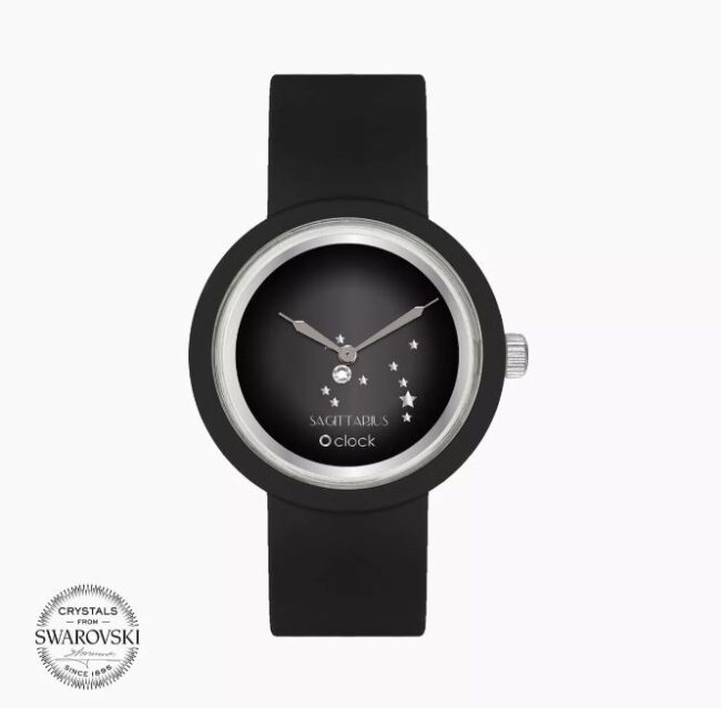 Orologio O clock con segno zodiacale Sagittario Orologio O clock con segno zodiacale Sagittario