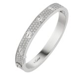 Bracciale Cartier con diamanti in oro bianco
