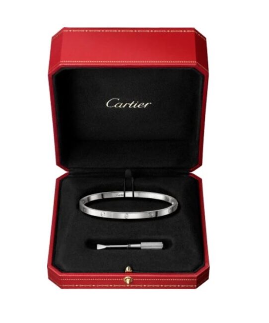 Bracciale Love Cartier piccolo in oro bianco Bracciale Love Cartier piccolo in oro bianco