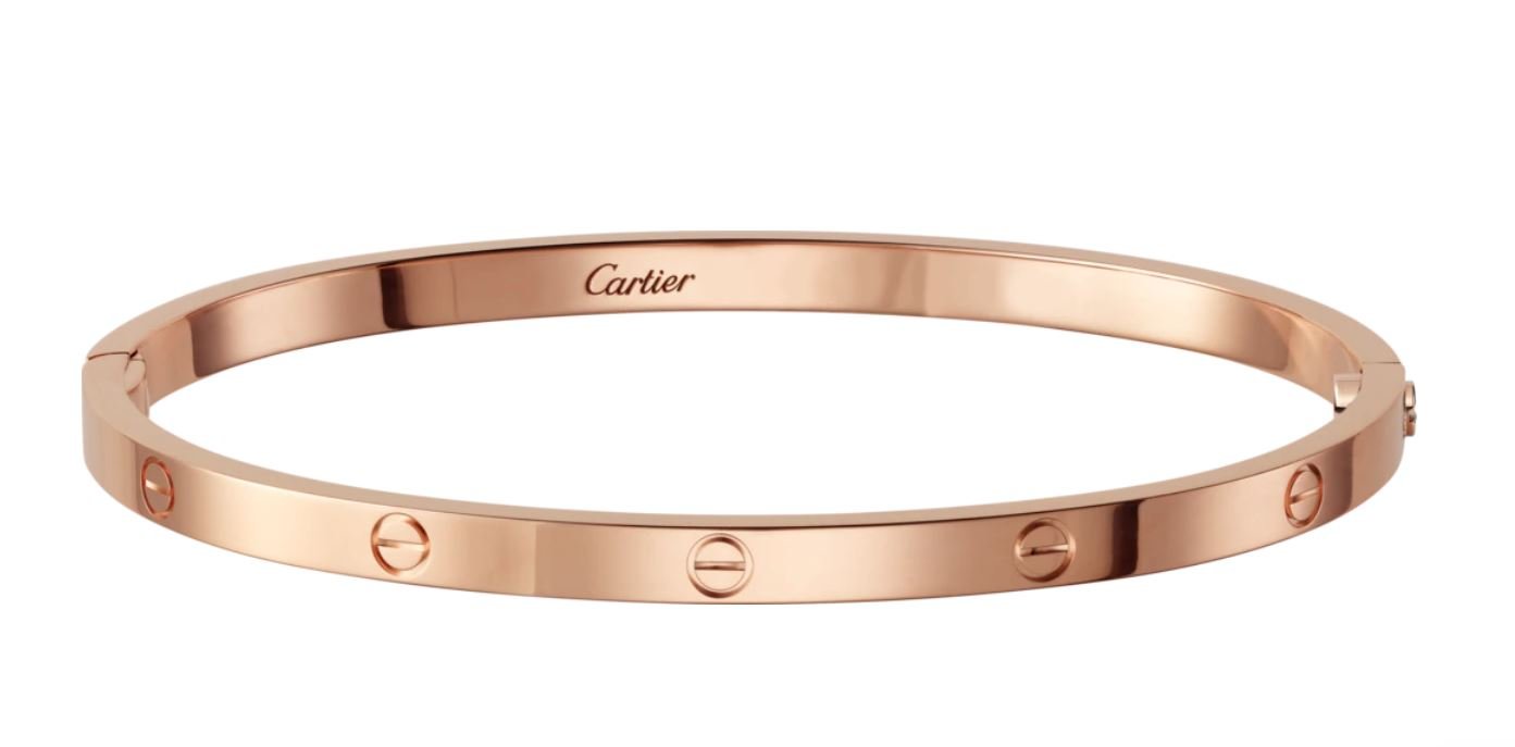 Love Cartier Bracelet modello piccolo in oro rosa