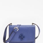 Mini bag a tracolla Guess Noelle Blu Primavera Estate 2021