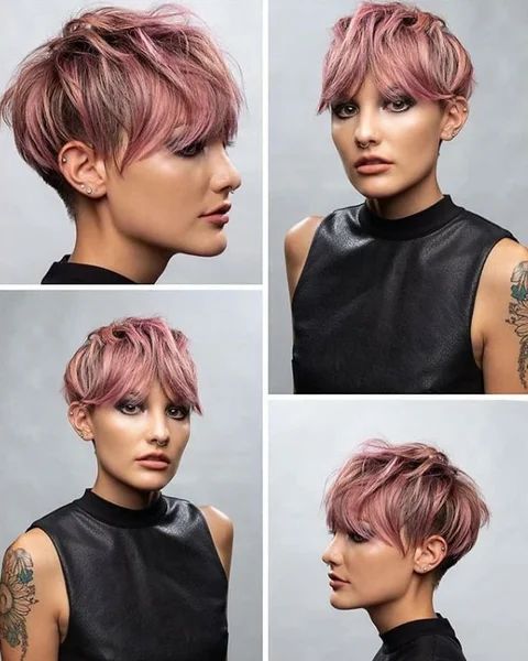 Taglio Capelli Corti Donna Tendenza Moda 2021