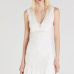 Abito bianco estate 2021 in sangallo Patrizia Pepe