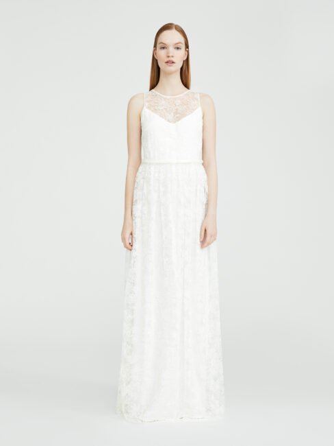 Abito da sposa Max Mara in tulle e pizzo 2021 Abito da sposa Max Mara in tulle e pizzo 2021