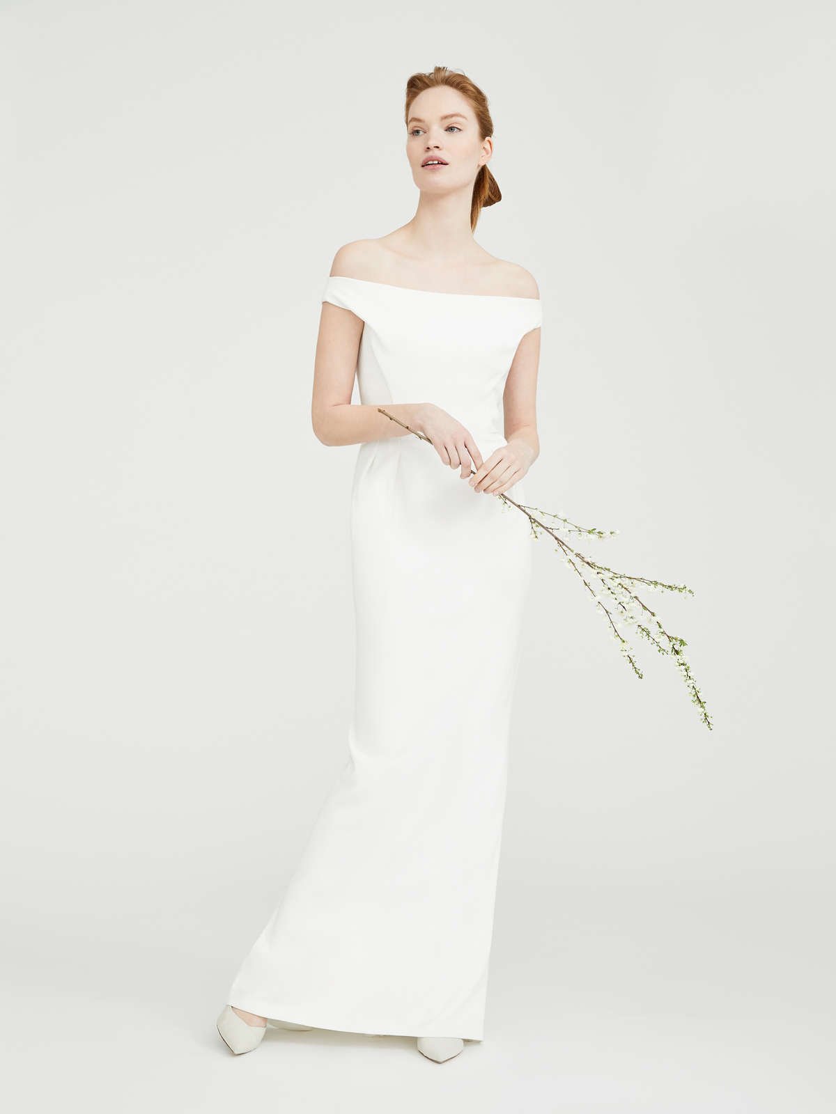 Abito da sposa a sirena con scollo a barchetta Max Mara prezzo 980 euro