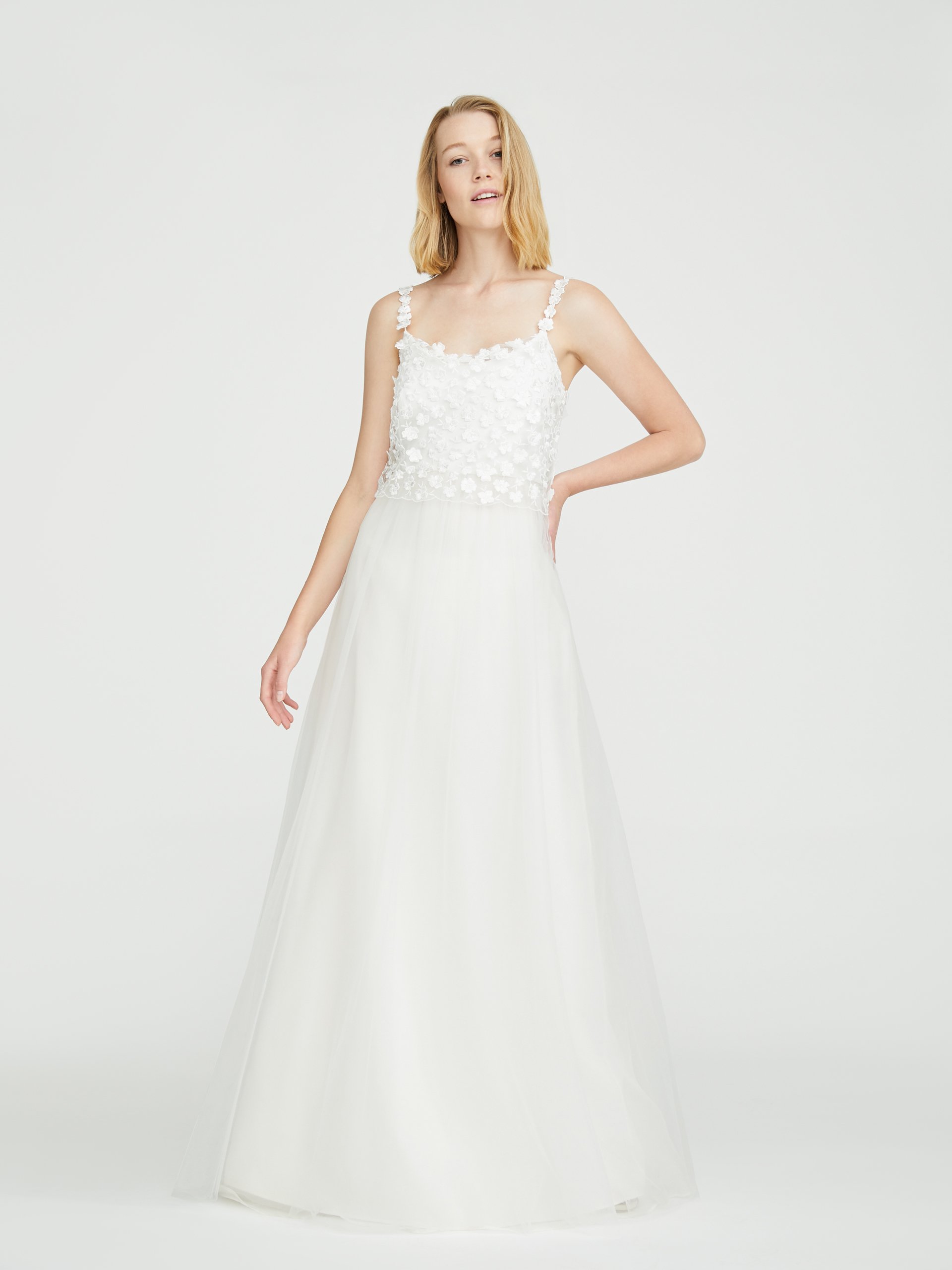 Abito da sposa con gonna in tulle Max Mara 2021