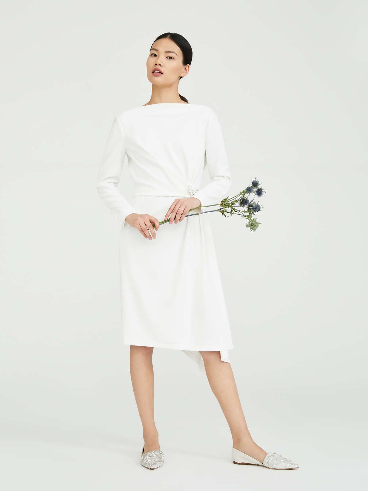 Max Mara abito da sposa corto 2021 modello Ara prezzo 990 euro