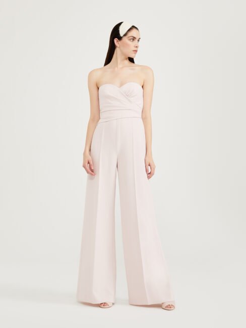Max Mara tuta da sposa con scollo a cuore 2021 Max Mara tuta da sposa con scollo a cuore 2021