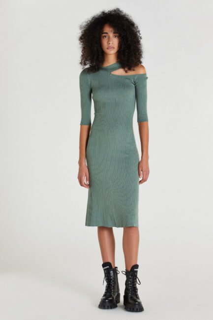 Patrizia Pepe Abito midi in maglia estate 2021 Patrizia Pepe Abito midi in maglia estate 2021