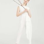 Tuta da sposa con scollo a barchetta Max Mara 2021 prezzo 1050 euro