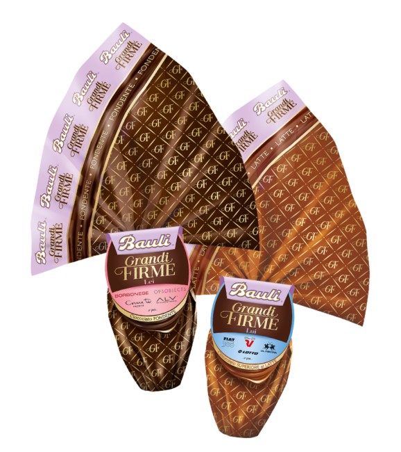 Bauli Uova di Pasqua 2021 Grandi Firme per Lui e per Lei da 365 grammi Bauli Uova di Pasqua 2021 Grandi Firme per Lui e per Lei da 365 grammi