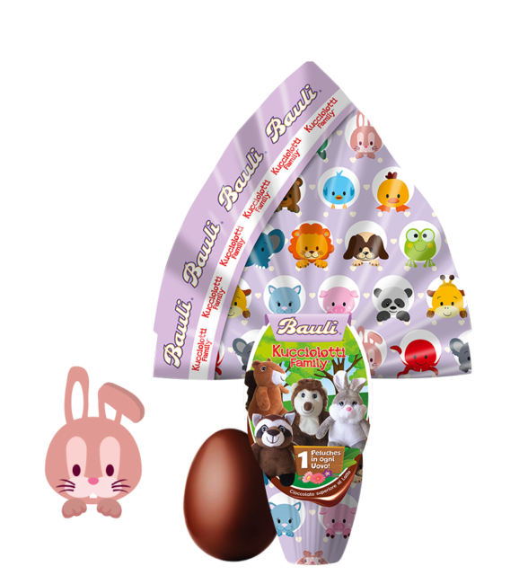 Bauli Uovo di Pasqua per bambini Kucciolotti Family Bauli Uovo di Pasqua per bambini Kucciolotti Family