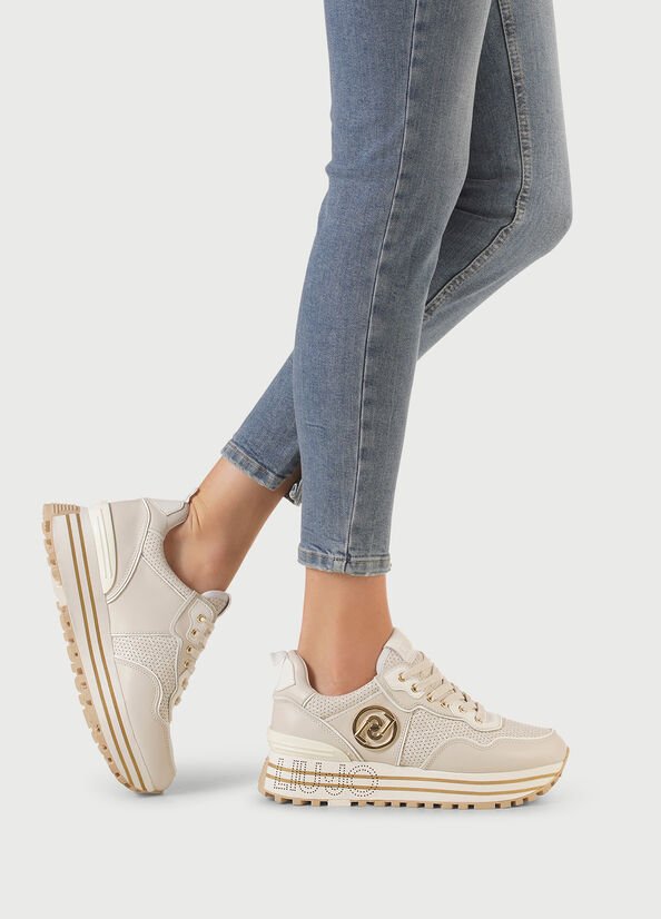 Sneakers Liu Jo in pelle traforata collezione primavera estate 2021
