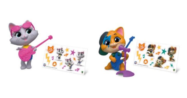 Sorprese Lampo e Melody Uova di Pasqua Kinder 44 gatti 2021 Sorprese Lampo e Melody Uova di Pasqua Kinder 44 gatti 2021