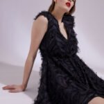 Abito elegante corto da sera estate 2021 Smart Couture Motivi