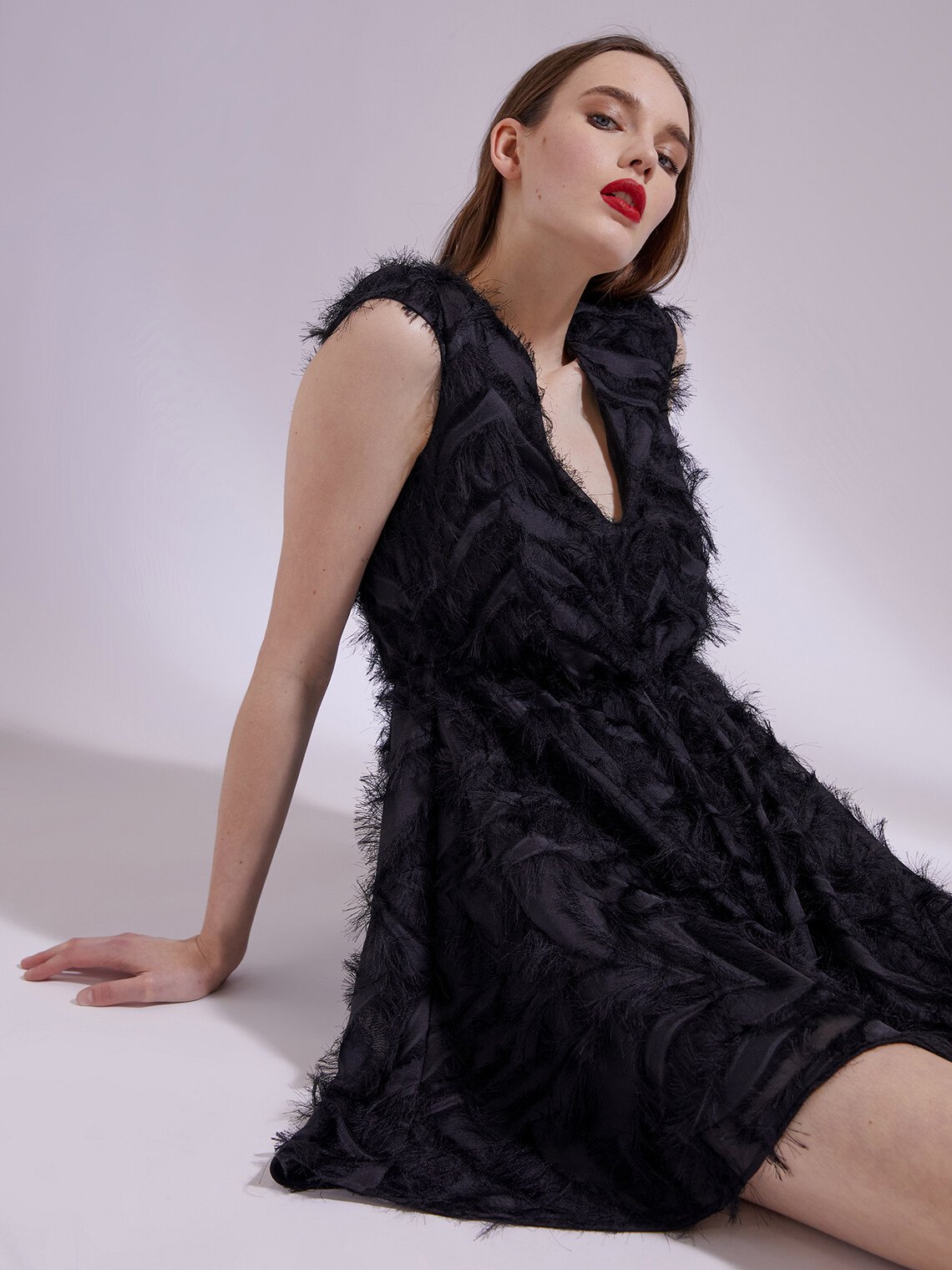 Abito elegante corto da sera estate 2021 Smart Couture Motivi