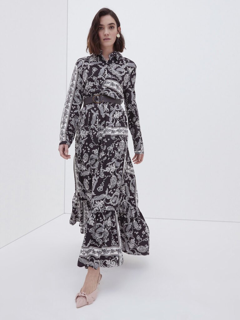 Pullover In Lana Merino Scollo A V In Nero