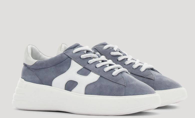 Nuove sneakers in suede blu Hogan primavera 2021
