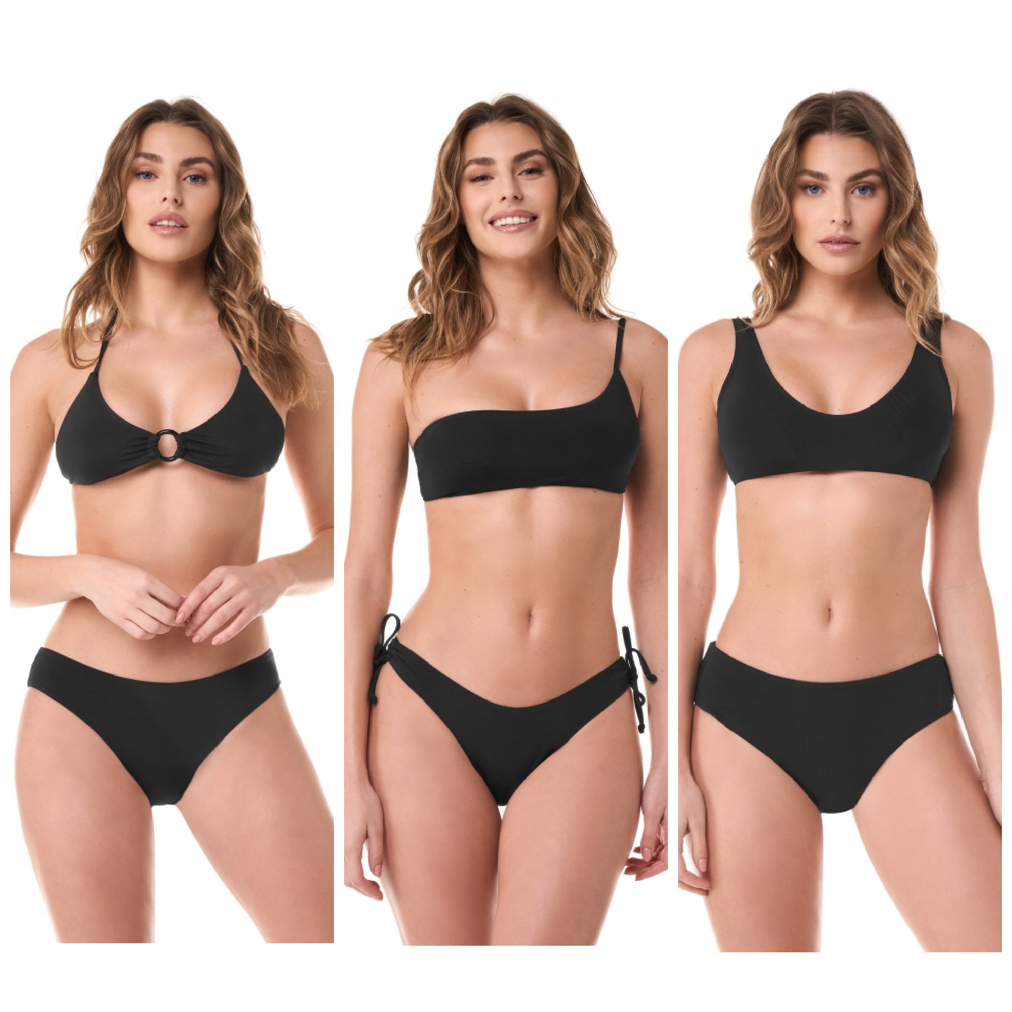 Costumi da bagno neri Goldenpoint Estate 2021