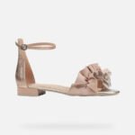 Sandalo basso elegante Geox estate 2021 modello Wistrey color rosa nude