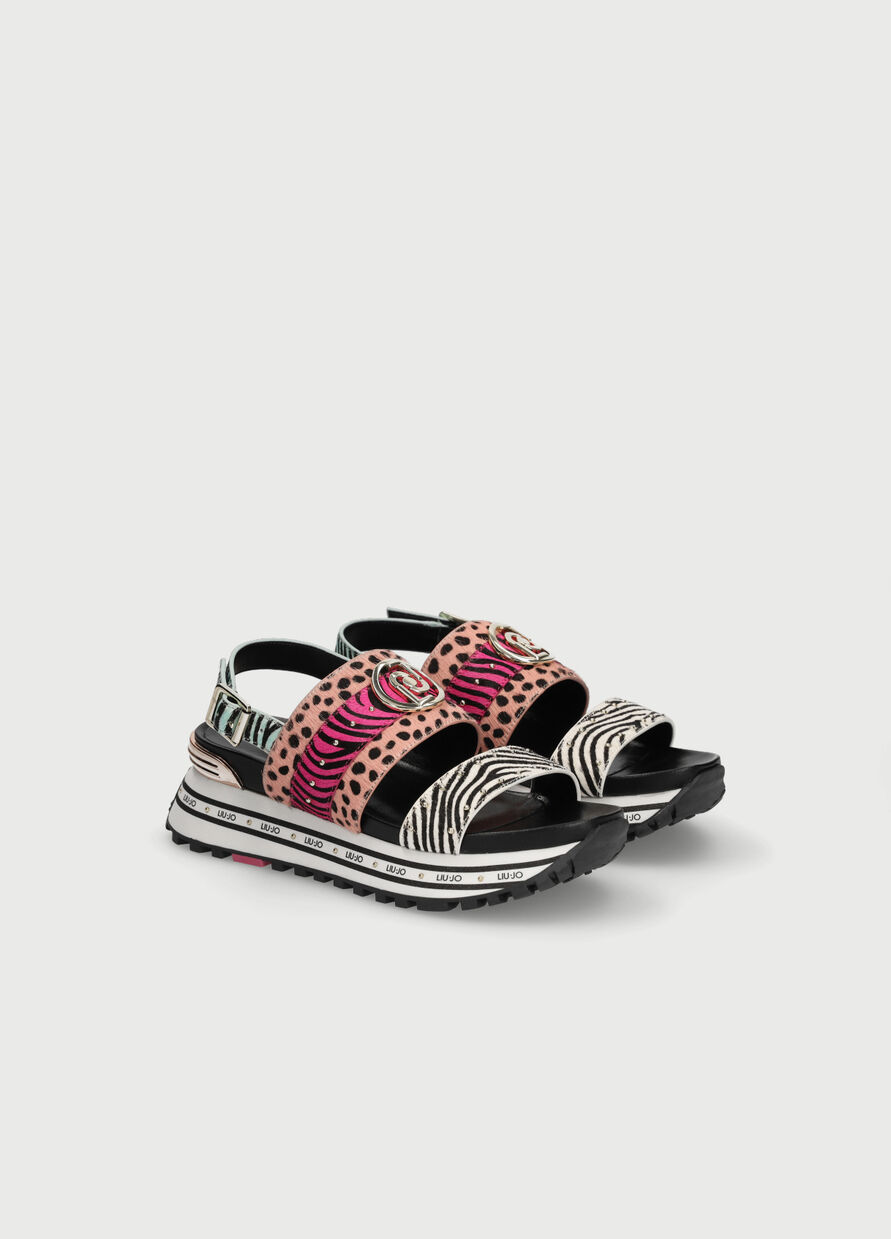 Sandali Liu Jo animalier platform estate 2021
