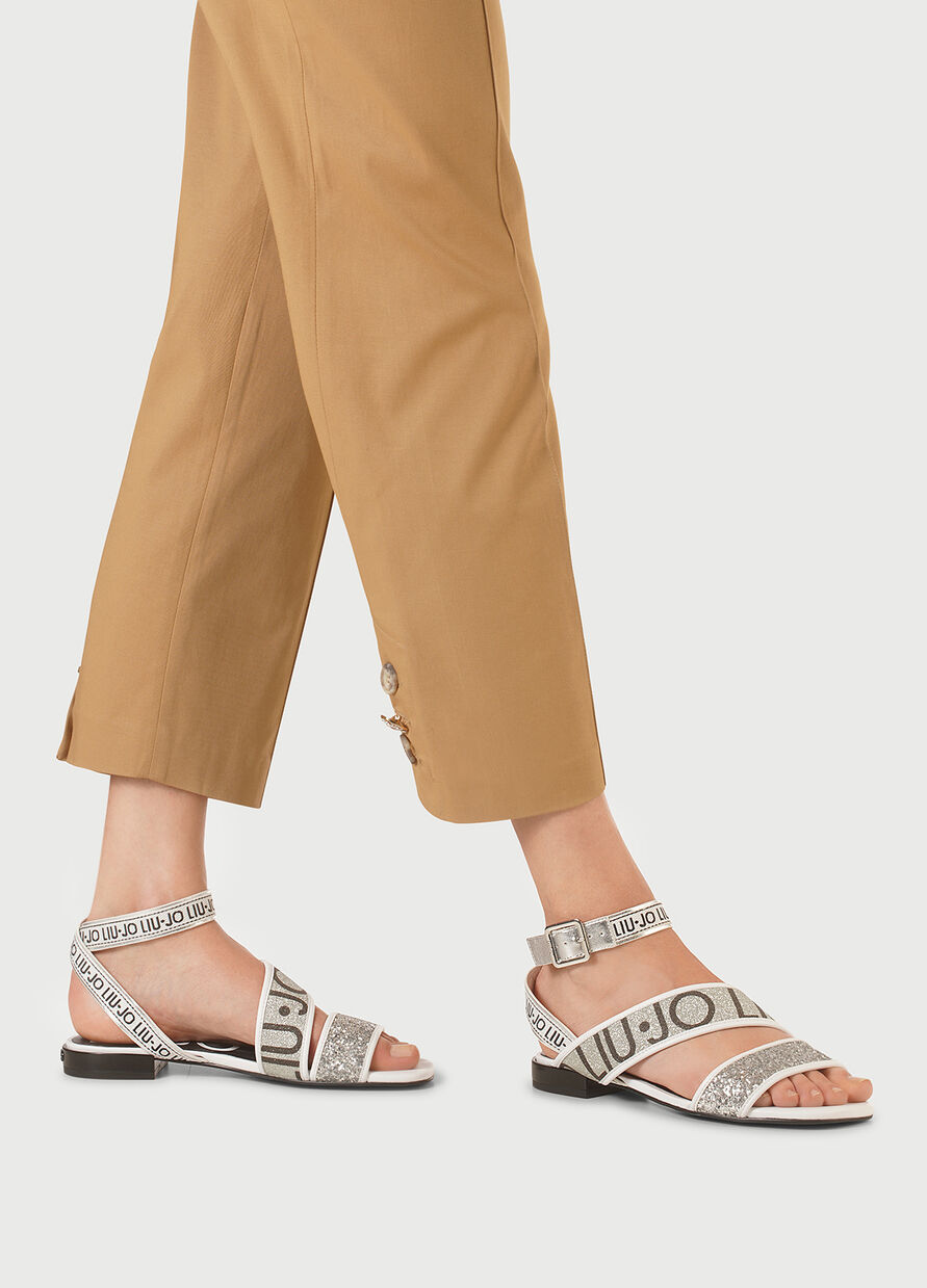 Sandali bassi Liu Jo con fascetta glitter estate 2021