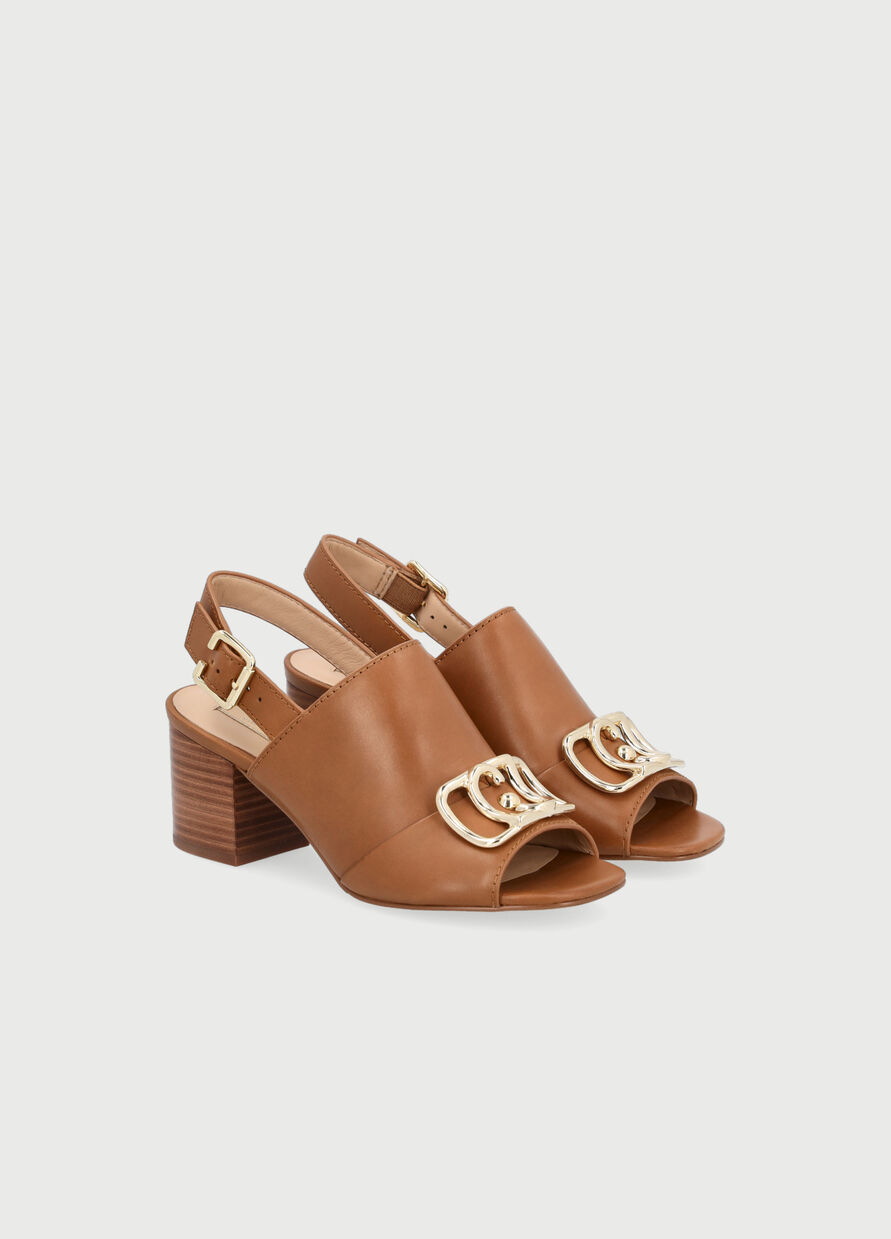 Sandalo open toe Liu Jo tacco medio
