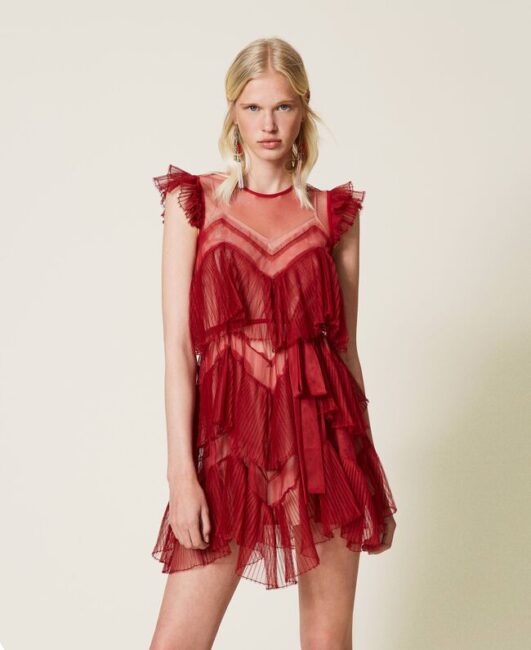 Abito corto elegante TwinSet Abito corto elegante TwinSet