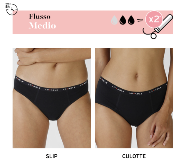 Slip e culotte da ciclo medio Lovable Slip e culotte da ciclo medio Lovable