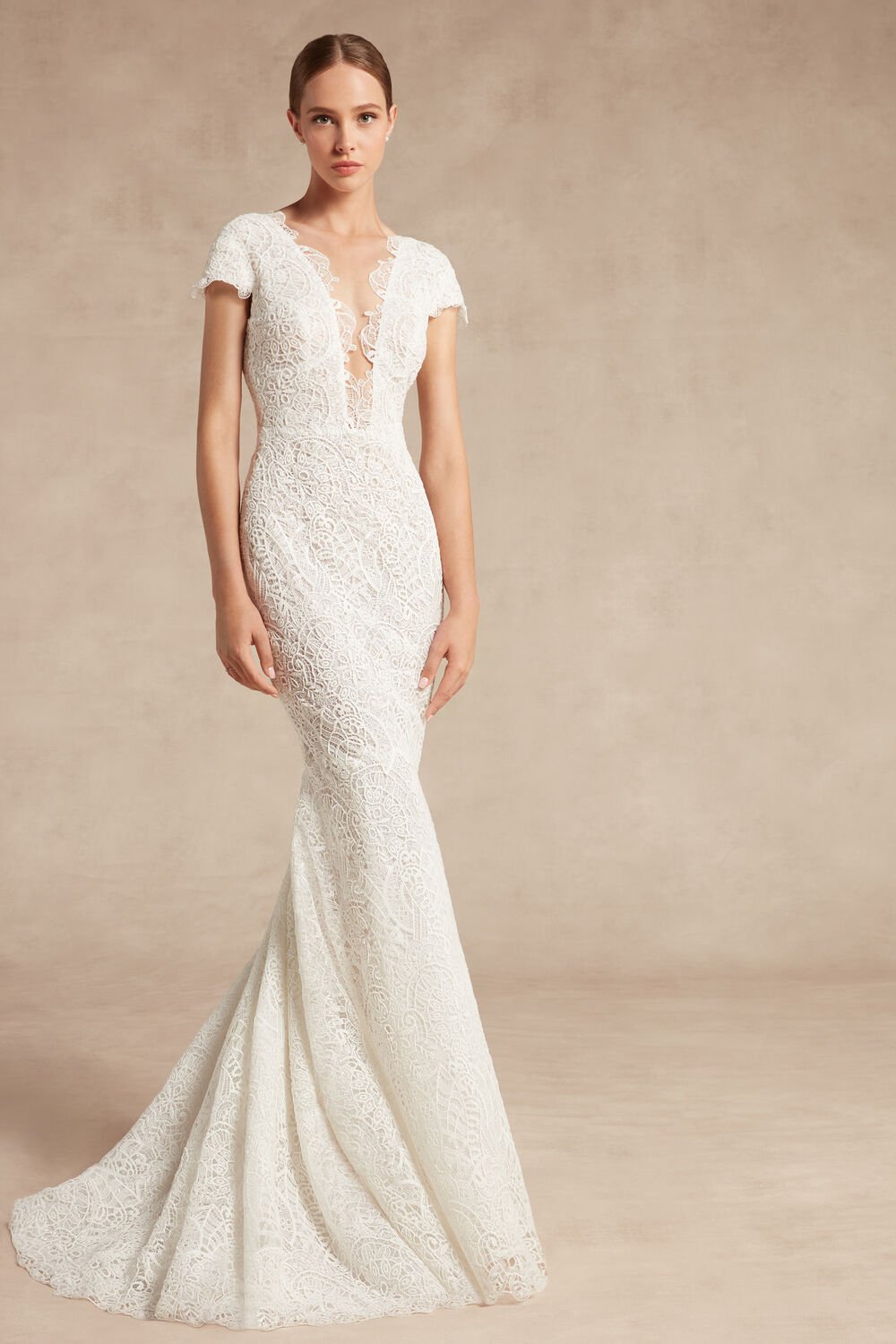 Abito da Sposa a sirena in pizzo Atelier Eme modello Fanny