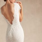 Abito da sposa a sirena con scollo sulla schiena Atelier Eme modello Fanny
