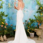 Abito da sposa a sirena con stecche sul bustino 2022