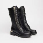 Anfibi donna Nero Giardini inverno 2022