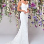 Atelier Eme Abito da sposa a sirena in pizzo modello Maelle
