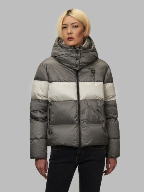 Giubbotto bicolore Blauer inverno 2022 donna Giubbotto bicolore Blauer inverno 2022 donna