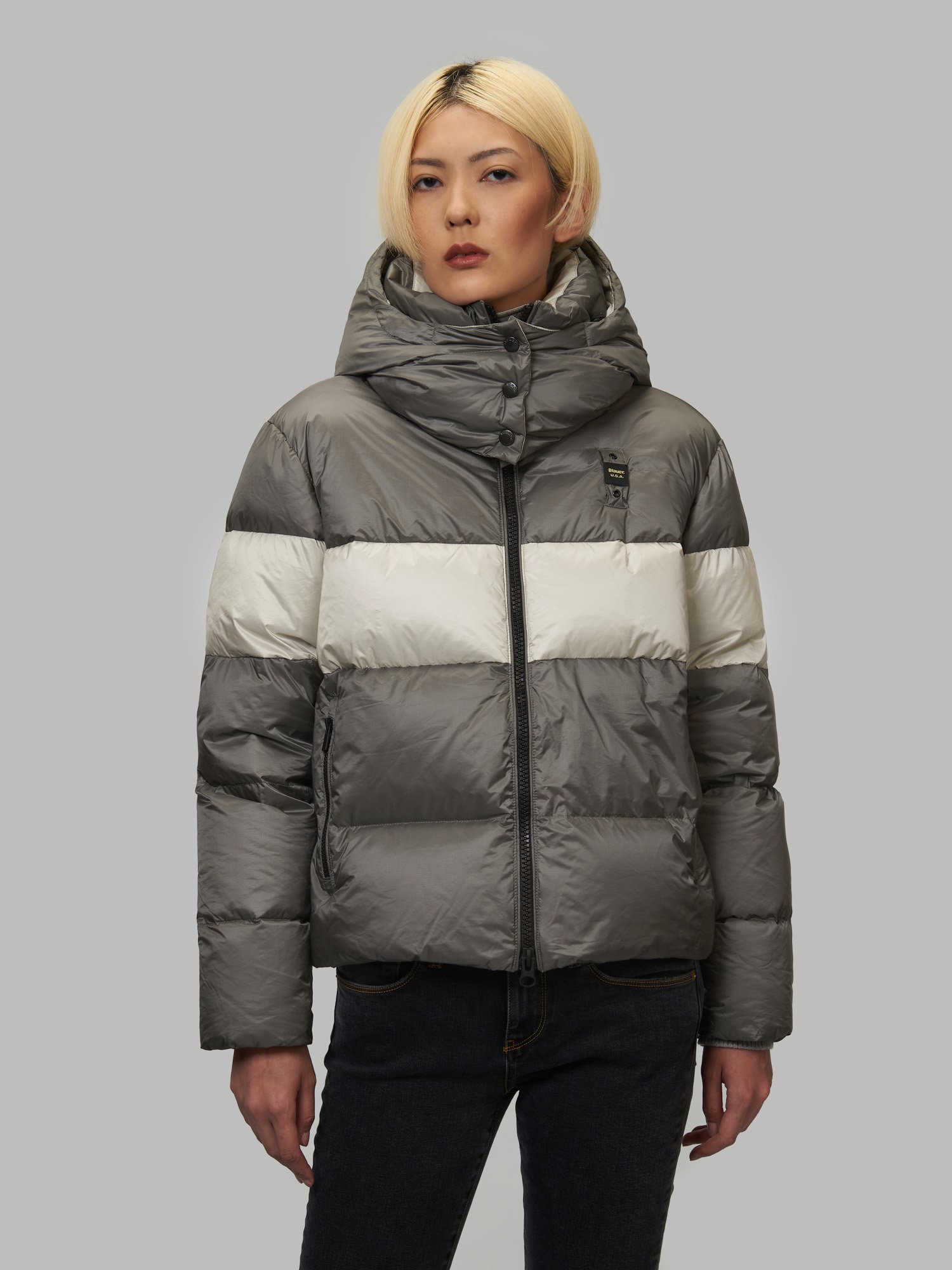 Giubbotto bicolore Blauer inverno 2022 donna