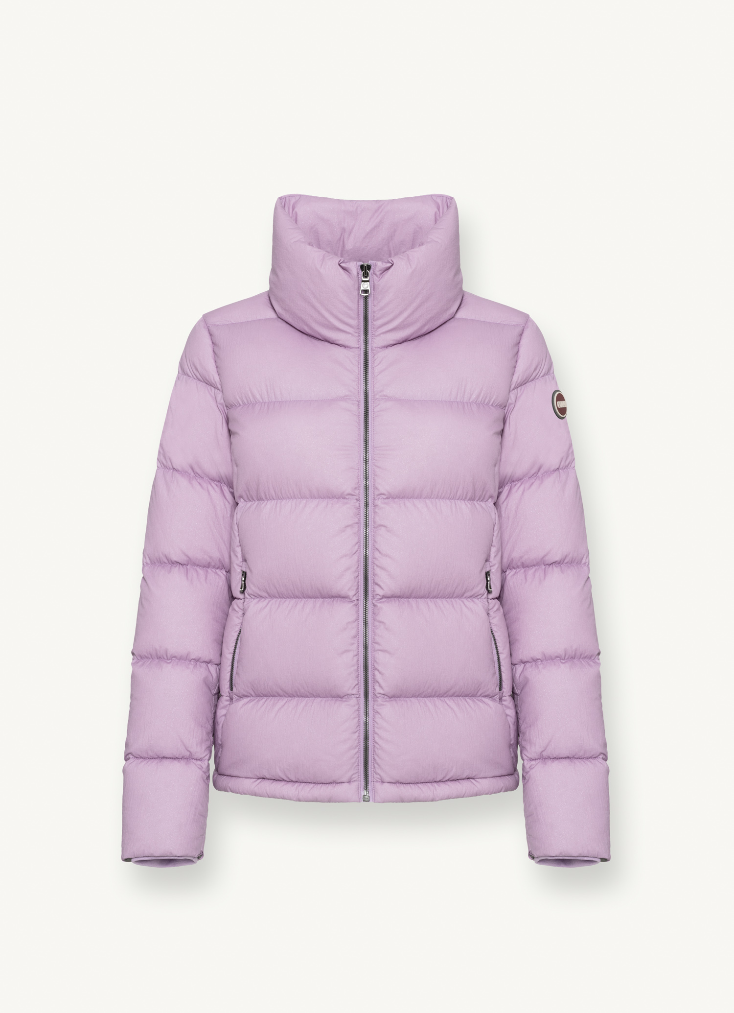 Nuovo Piumino Colmar Donna Inverno 2022 con tessuto glitterato