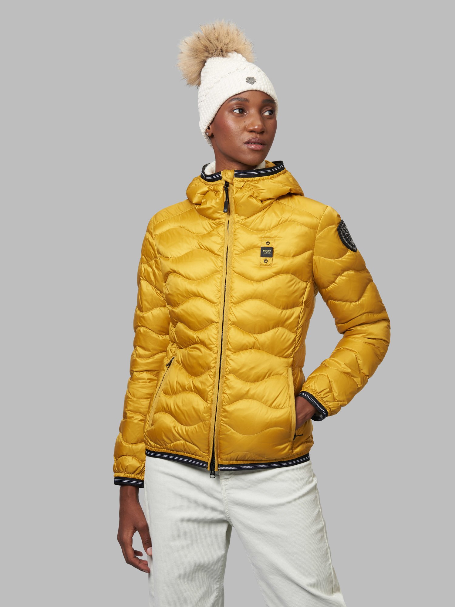 Piumino Blauer ad onde donna