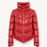 Piumino lucido rosso Colmar