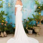 Retro abito da sposa a sirena modello Adua Atelier Eme