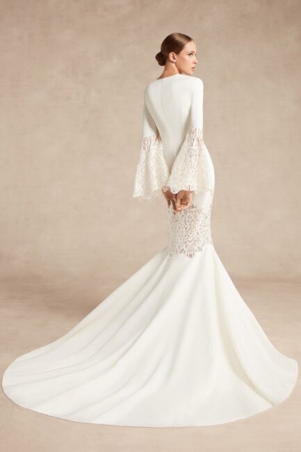 Strascico abito da sposa modello Lindsay Atelier Emè