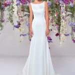 Vestito da sposa a sirena con scollo a barchetta Atelier Eme modello Irina