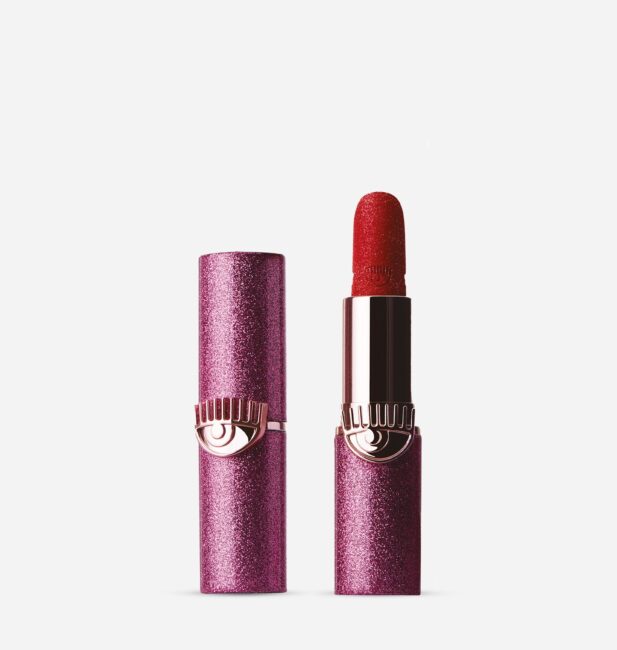 Rossetto rosso glitterato Chiara Ferragni Rossetto rosso glitterato Chiara Ferragni