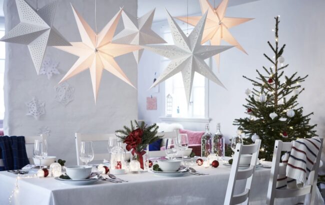 Tavola addobbata per Natale IKEA Tavola addobbata per Natale IKEA