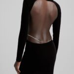 Abito con schiena scoperta Bershka