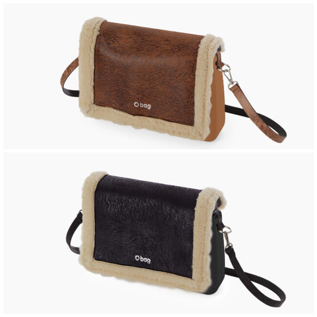 Borsa O Bag Glam in eco montone inverno 2022 2022 Borsa O Bag Glam in eco montone inverno 2022 2022