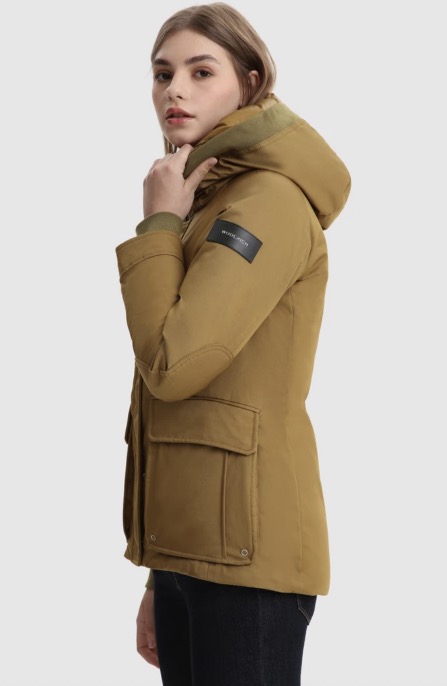 Parka Yetna corto Woolrich colore Oxide