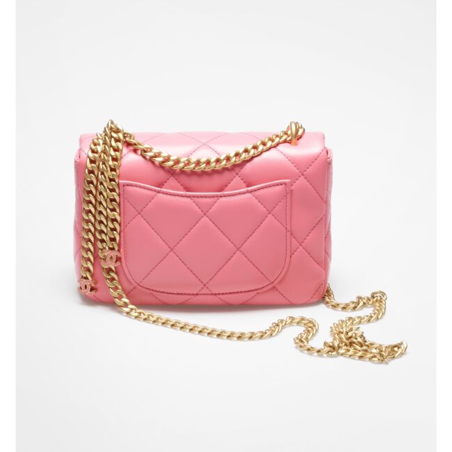 Borsa Chanel Flap Piccola Rosa 2022 Borsa Chanel Flap Piccola Rosa 2022